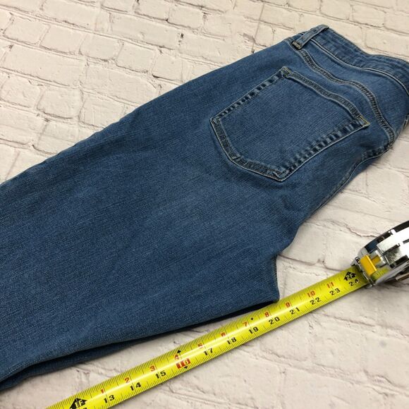 Talbots Women Crop Flare Jeans Size 14P 14 Petite Blue Denim B171 -2 - Picture 5 of 16